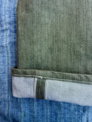 Creek Moss Signature Cut Selvedge Denim