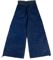 SIZE 28 Shuffle Pants in Indigo Collage Tulle