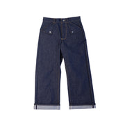 Signature Cut Pants in White Oak Cone Mills Selvedge Denim