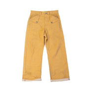 Signature Cut Pants in White Oak Cones Mill Denim Yellow