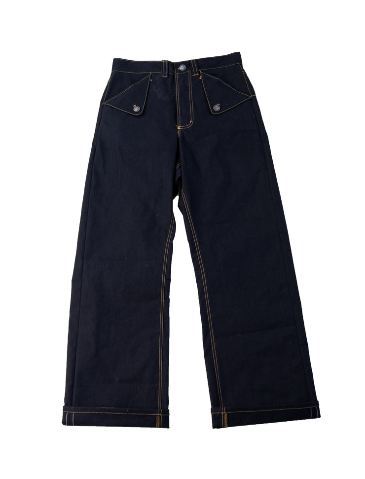 Signature Cut Pants in Black Duck Canvas