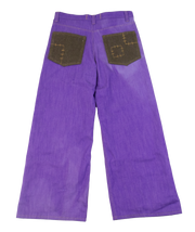 Signature Cut Pants Purple and Mohair